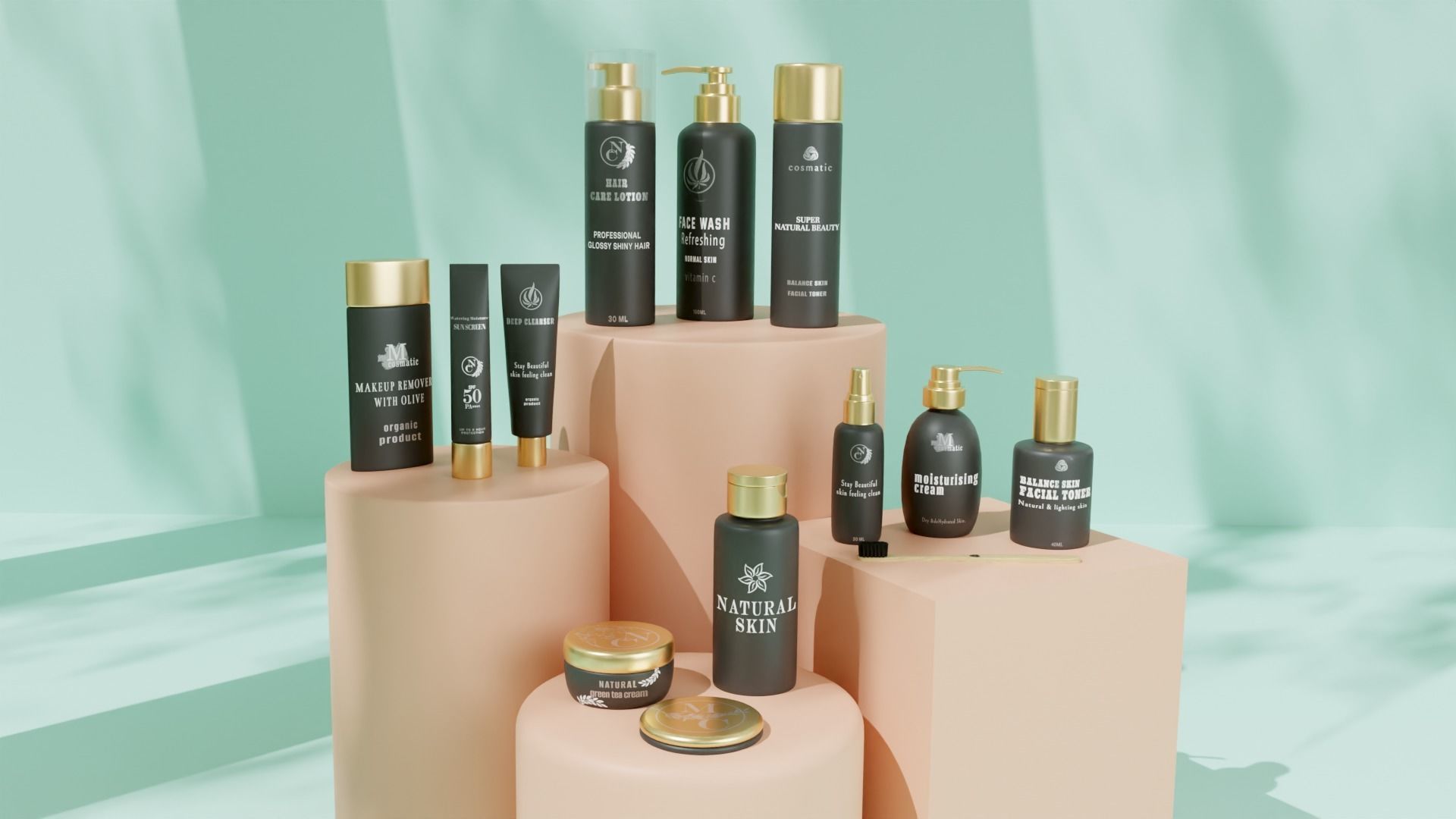 luxury cosmetics 3D model_5