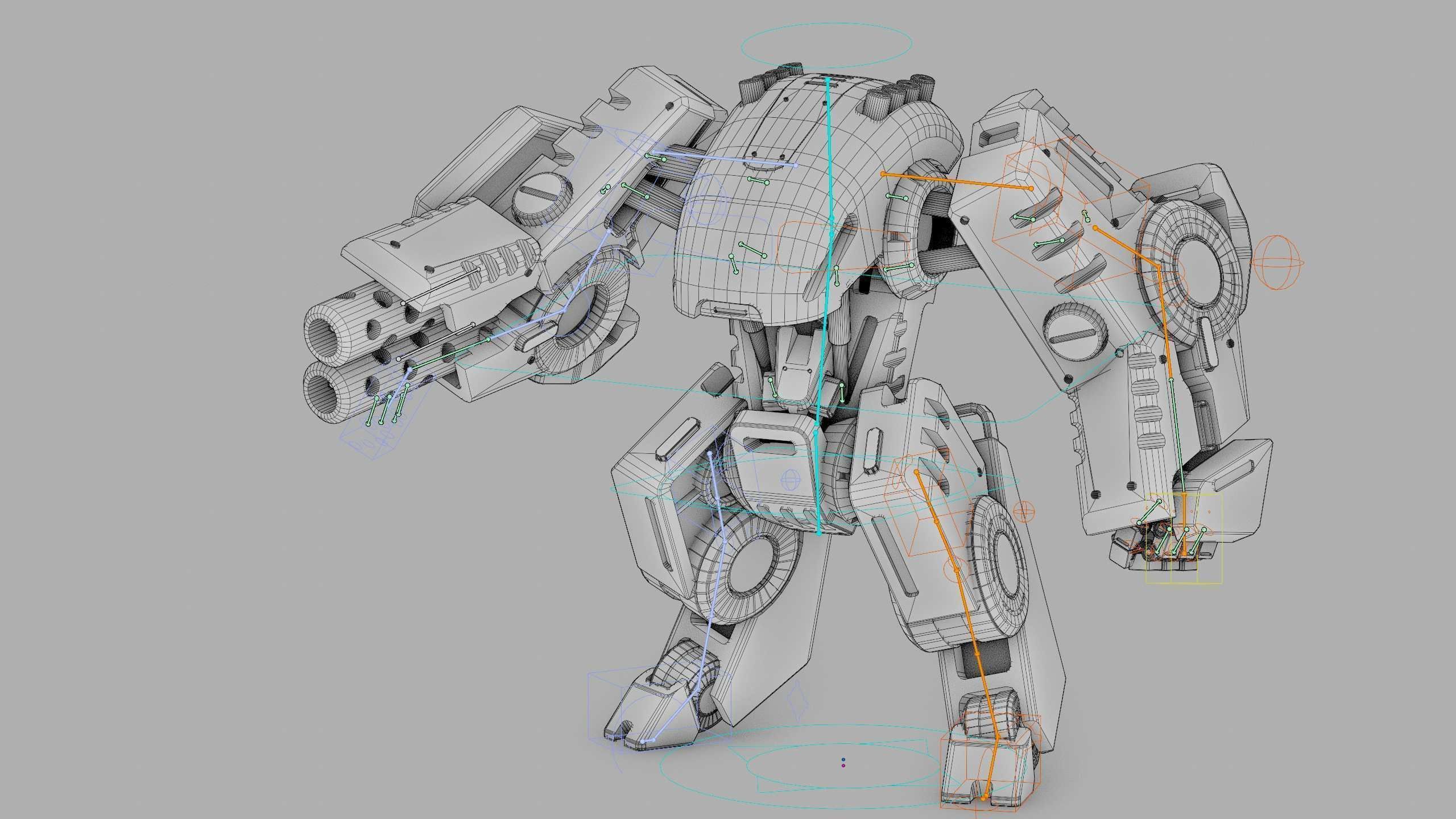 BATTLE DROID OSBORN Rigged for Unreal Engine - Unity - MIXAMO 3D model_41