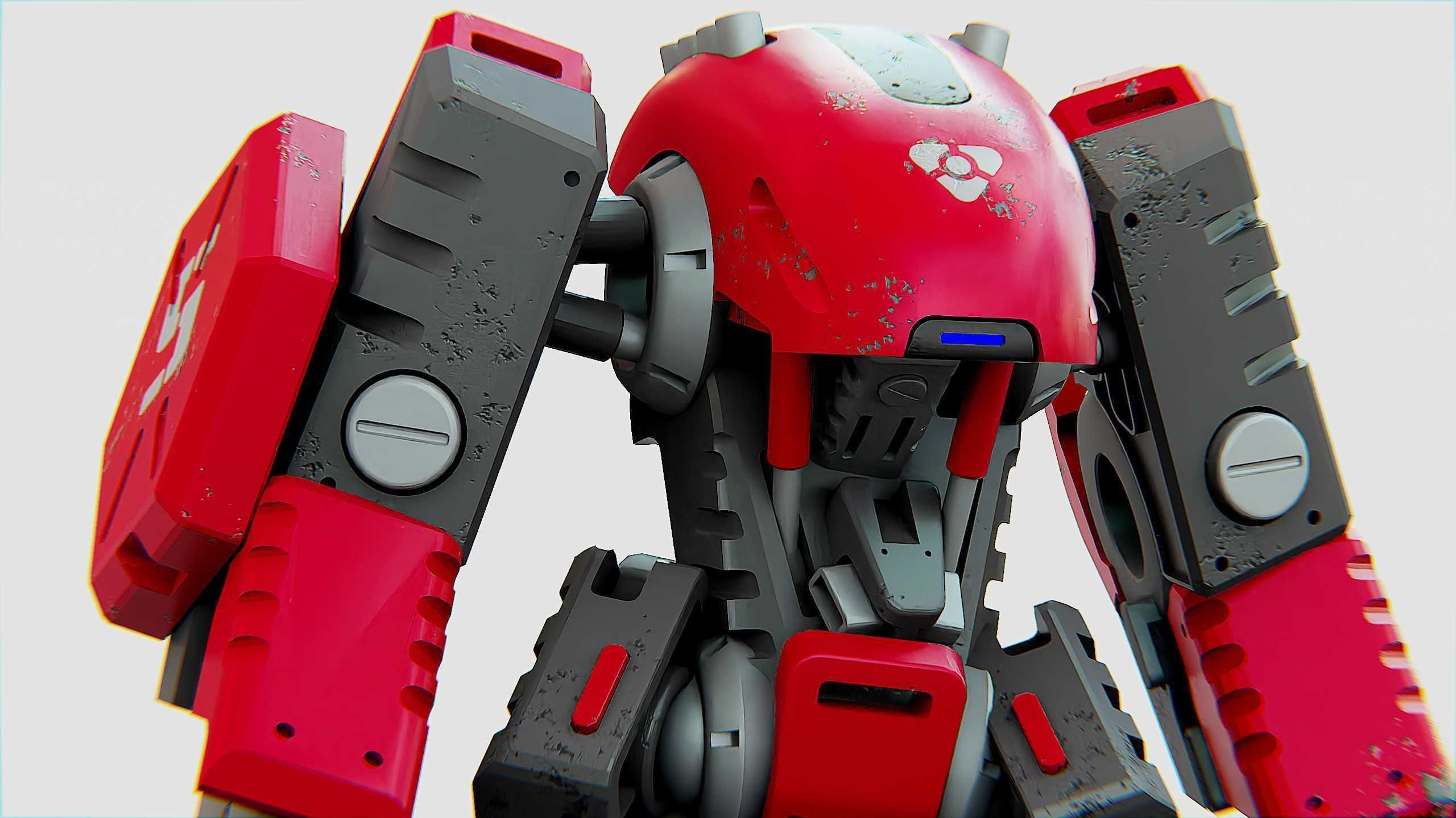 BATTLE DROID OSBORN Rigged for Unreal Engine - Unity - MIXAMO 3D model_31