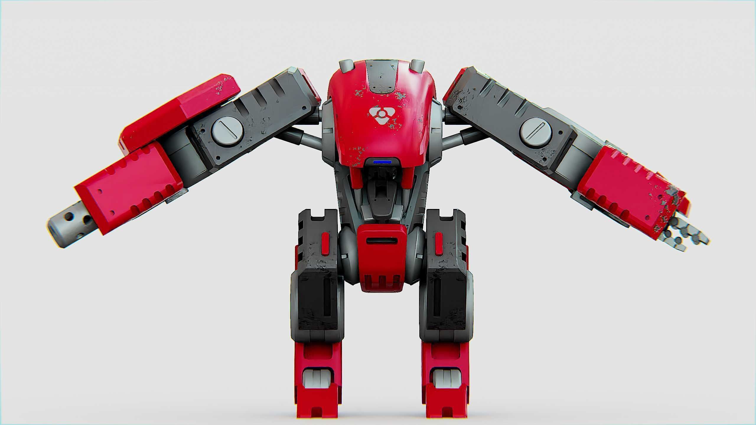 BATTLE DROID OSBORN Rigged for Unreal Engine - Unity - MIXAMO 3D model_24