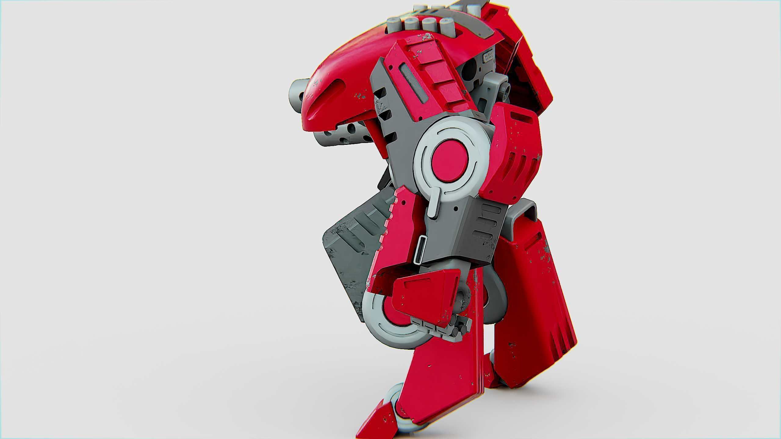 BATTLE DROID OSBORN Rigged for Unreal Engine - Unity - MIXAMO 3D model_9