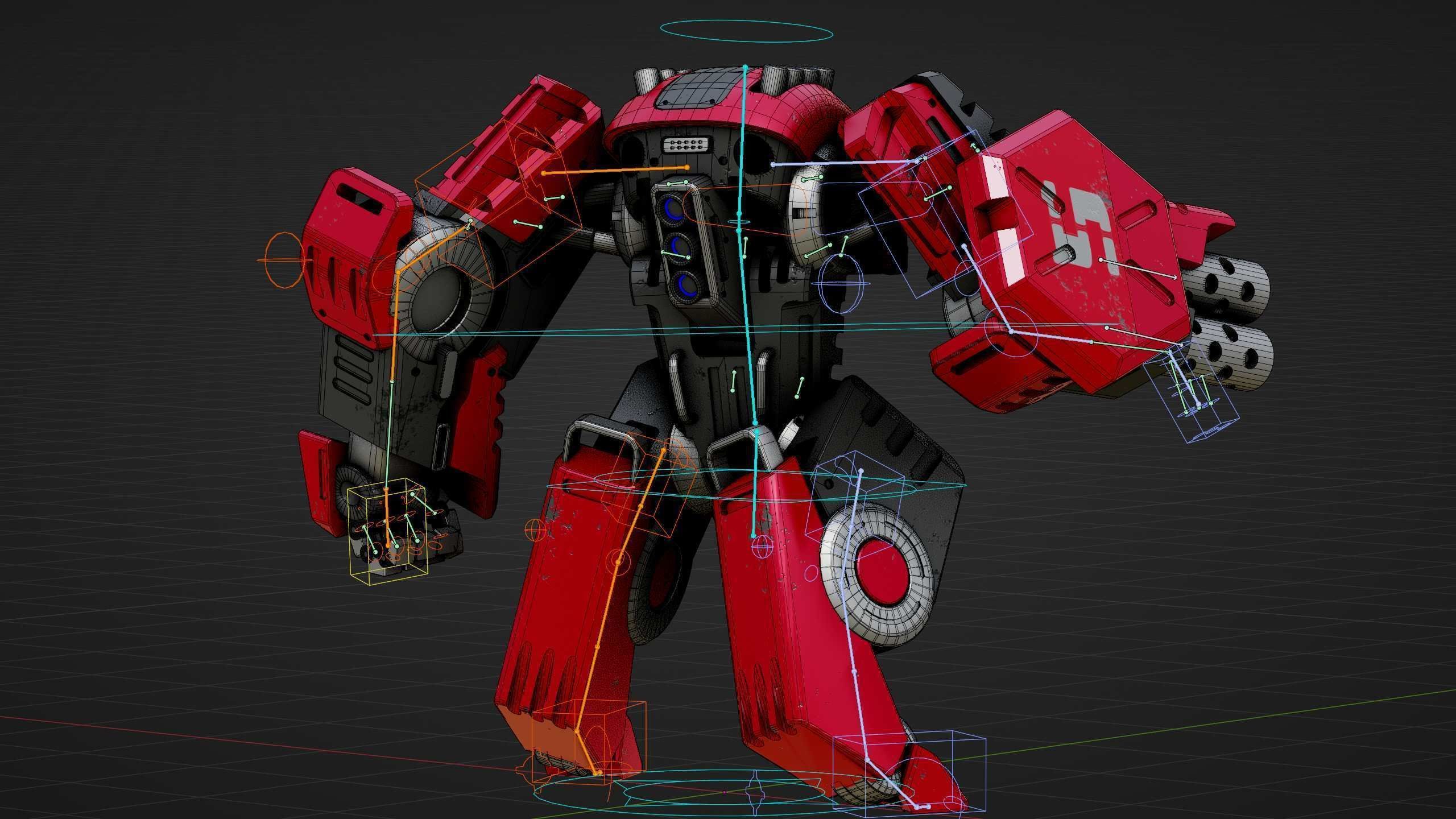 BATTLE DROID OSBORN Rigged for Unreal Engine - Unity - MIXAMO 3D model_38