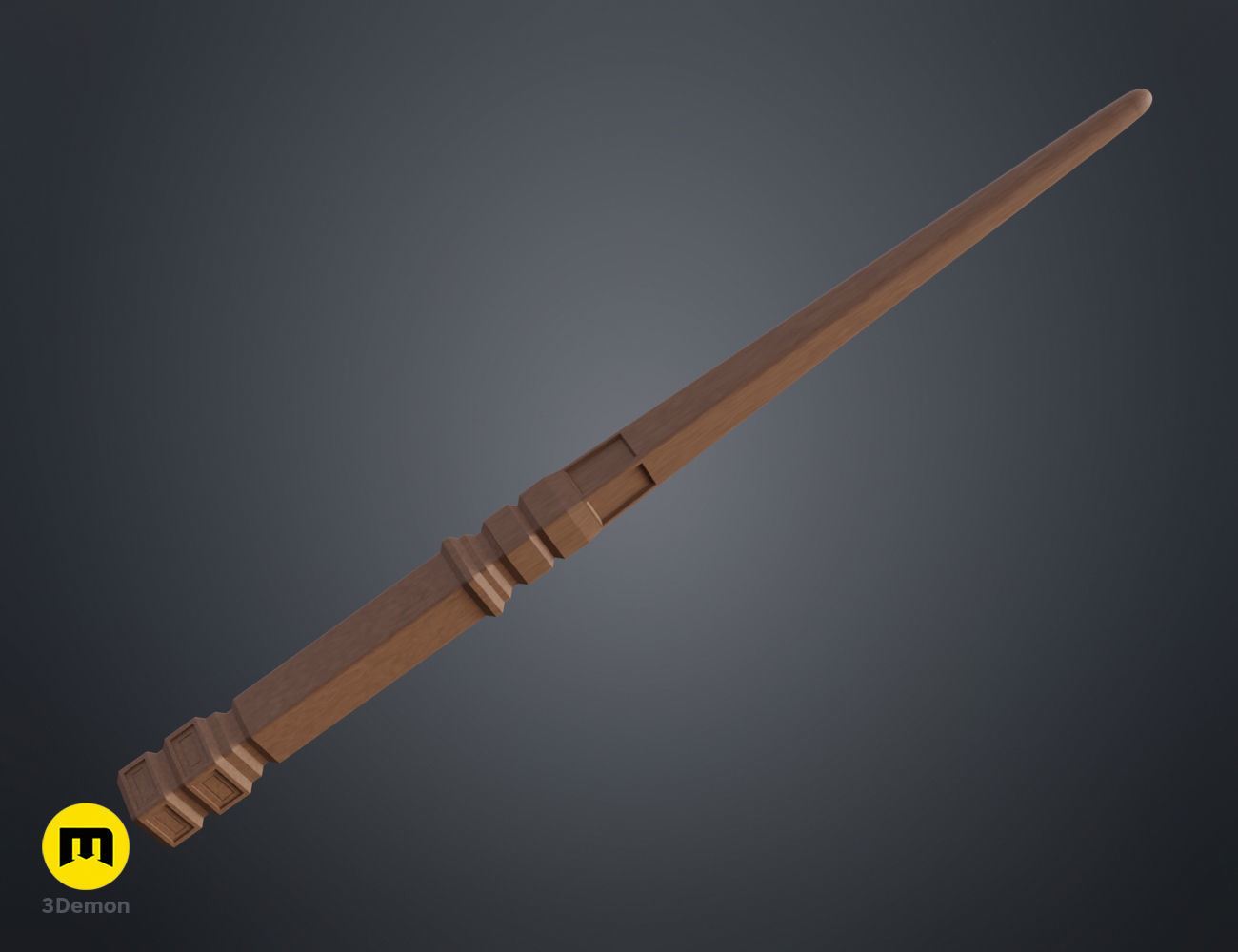 Marcus Flint Wand 3D print model_1
