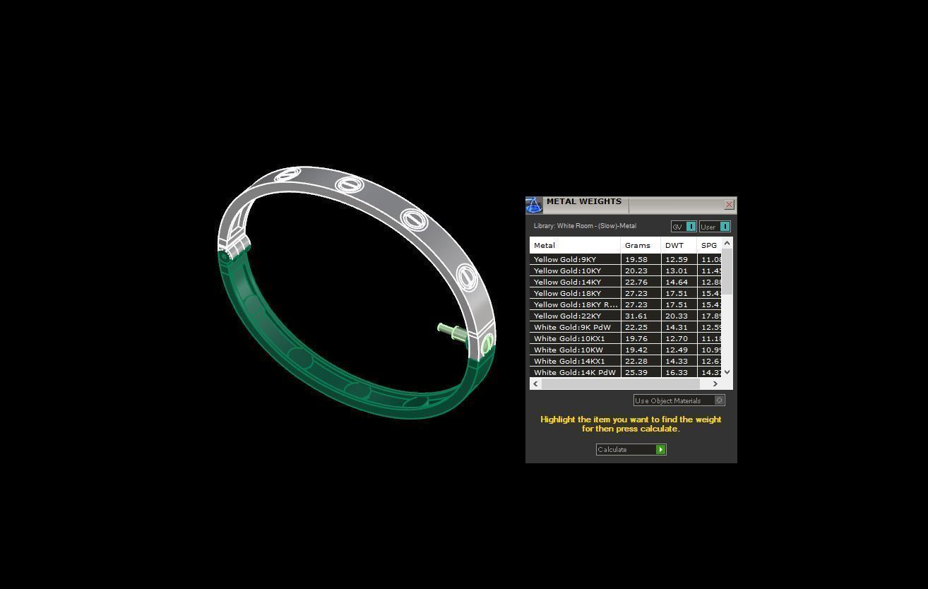 Women bracelet 3d CAD model ready 3D model 3D printable | CGTrader