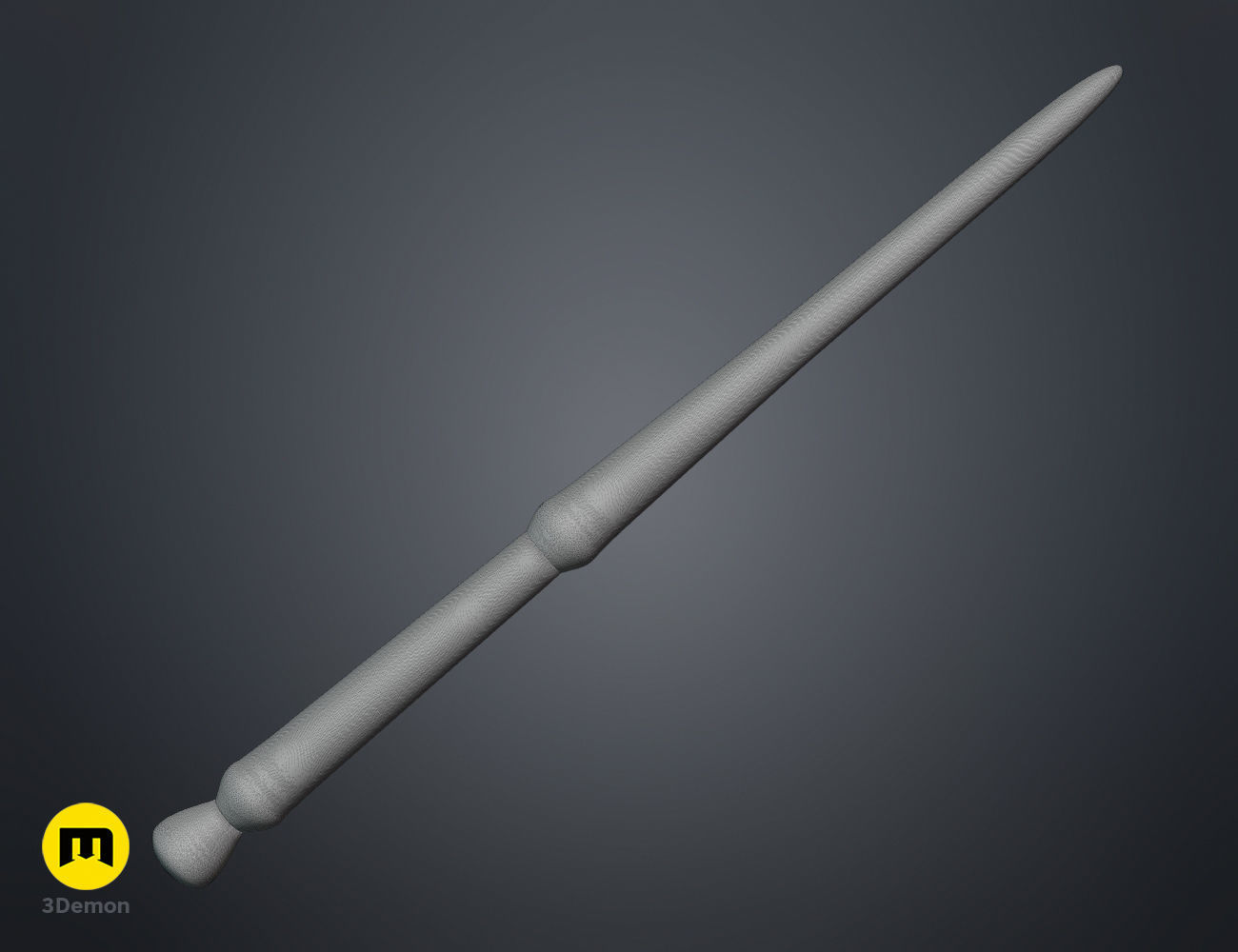 Terry Boot Wand 3D print model_4