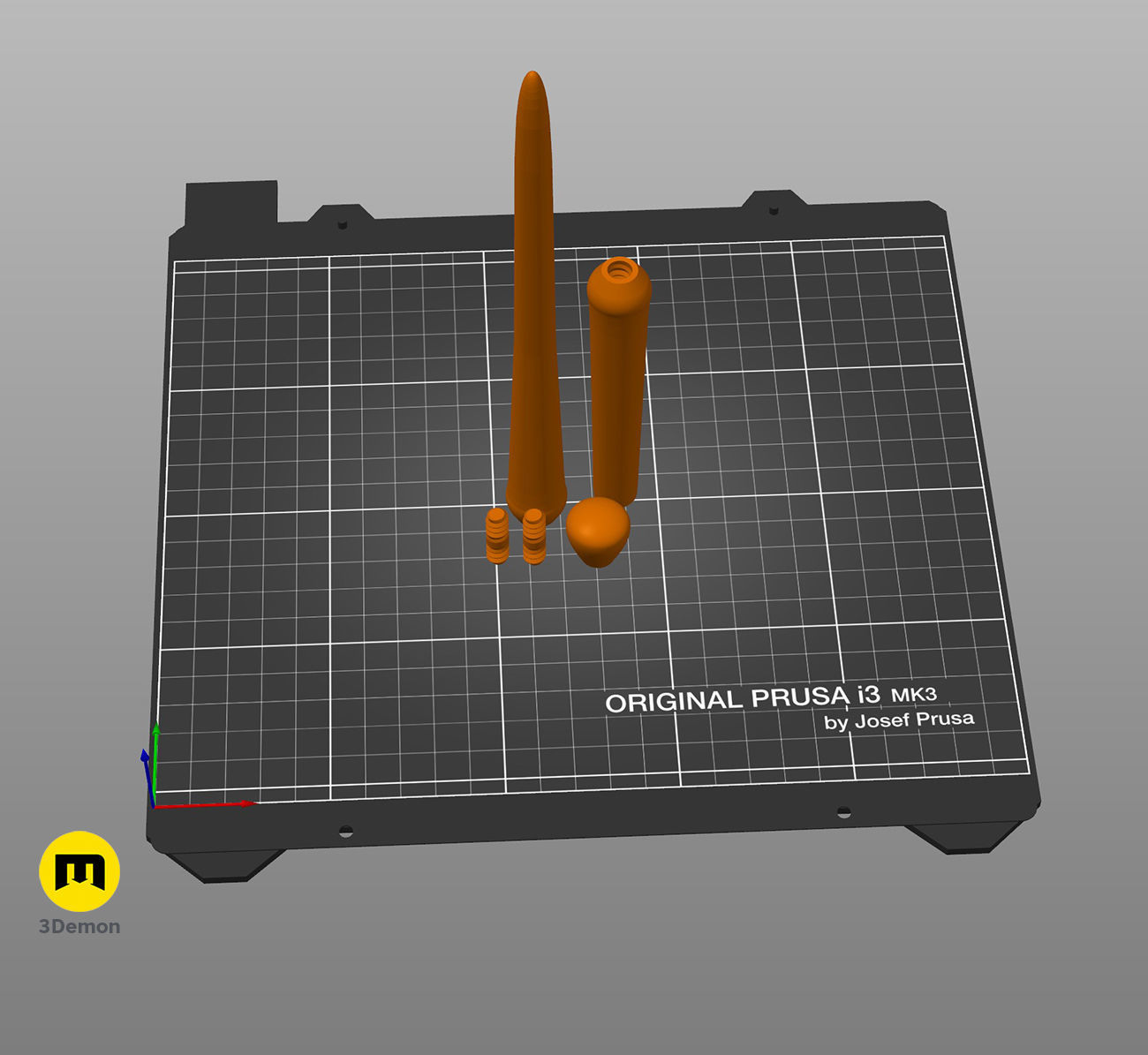 Terry Boot Wand 3D print model_2
