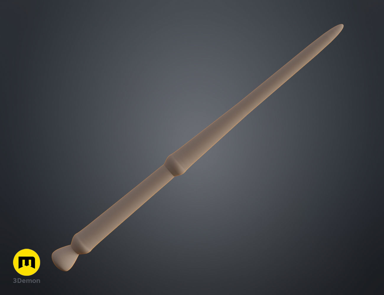 Terry Boot Wand 3D print model_3