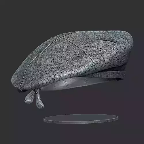 Scottish Cap as headgear for the Skull stand and wall lamps 3D print model