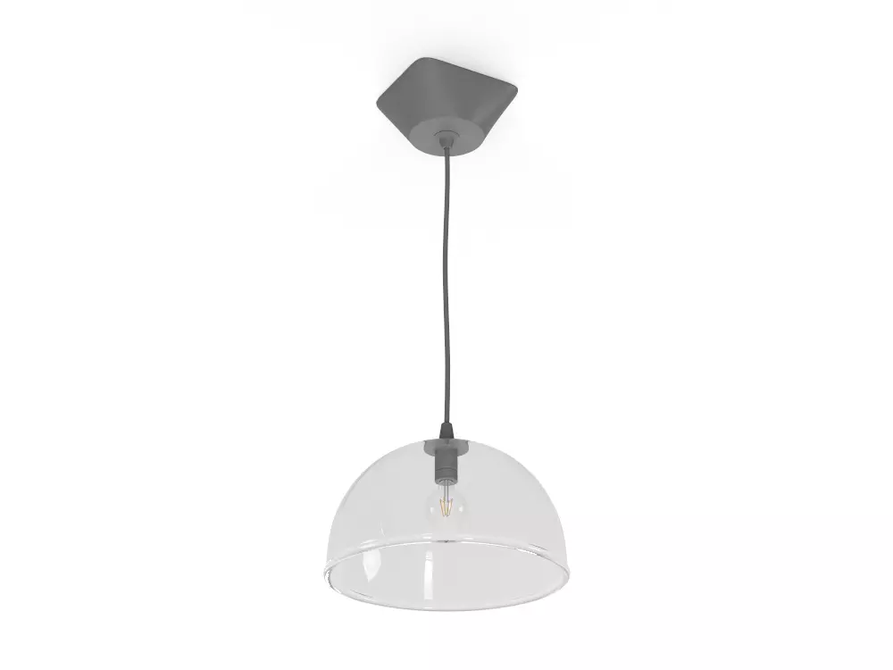 PENDANT LAMP GRAY H2000244 3D model_0