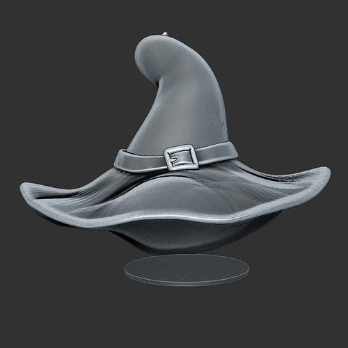 Witcherhat as headgear for the Skull stand and wall lamps  3D print model