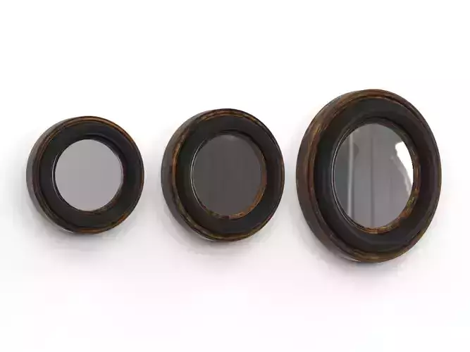 MIRROR SET NATURAL H2000250