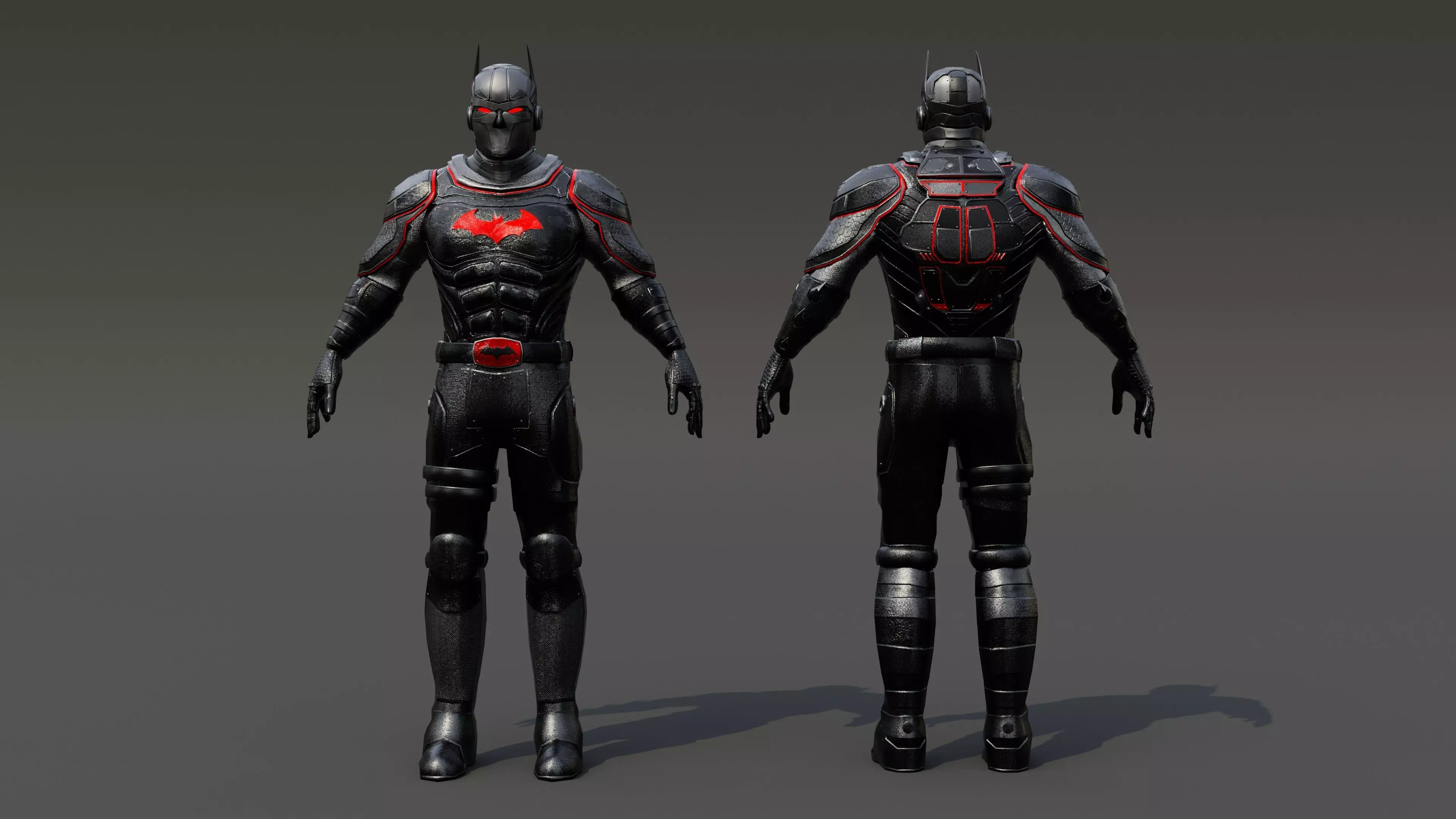 Batman prime 2024 Low-poly 3D model