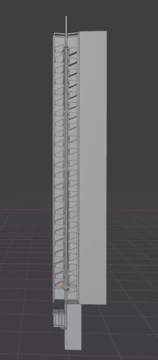 renewable electricity generator Buoyancy archimedes project  3D model_0