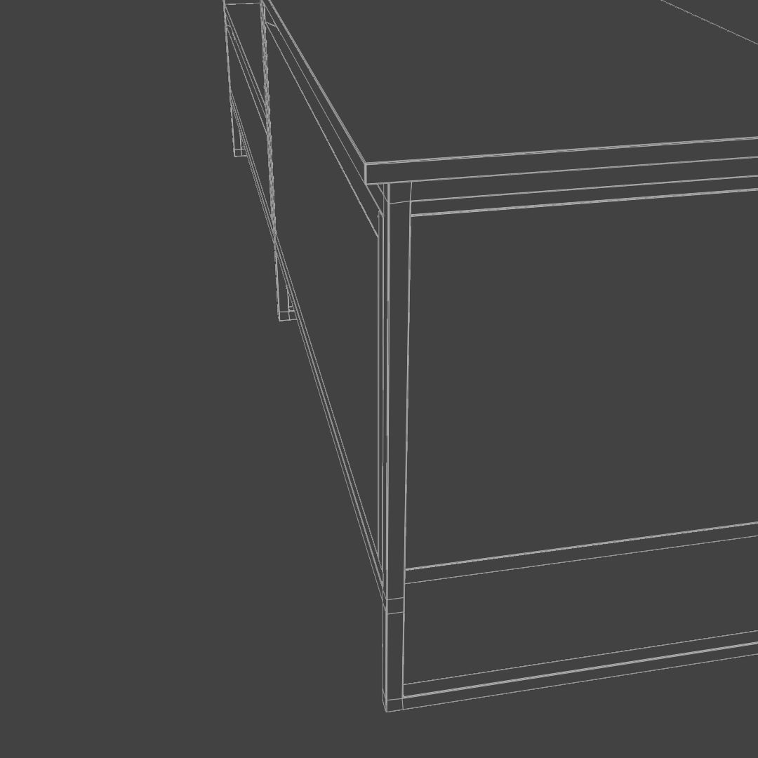 TV stand cabinet 3D model_8