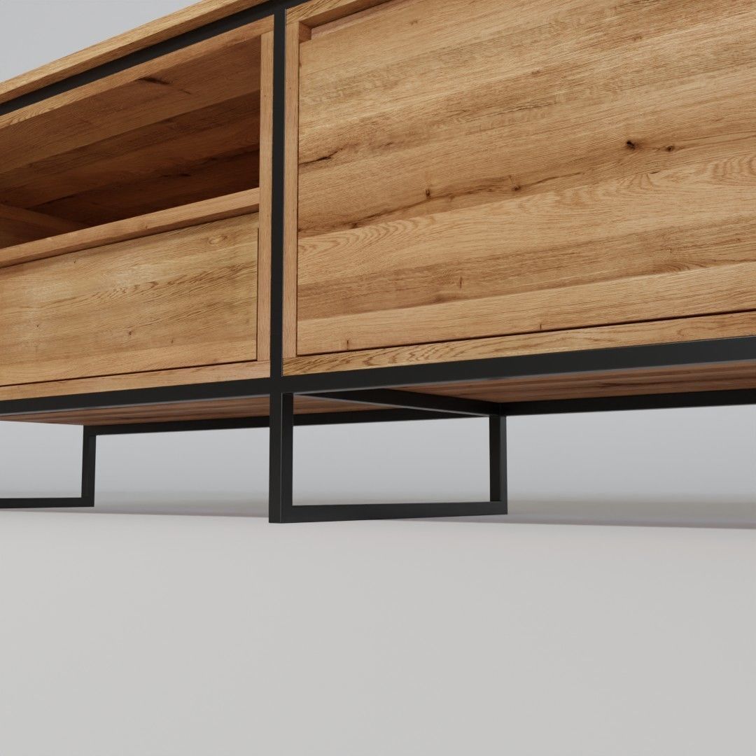 TV stand cabinet 3D model_4