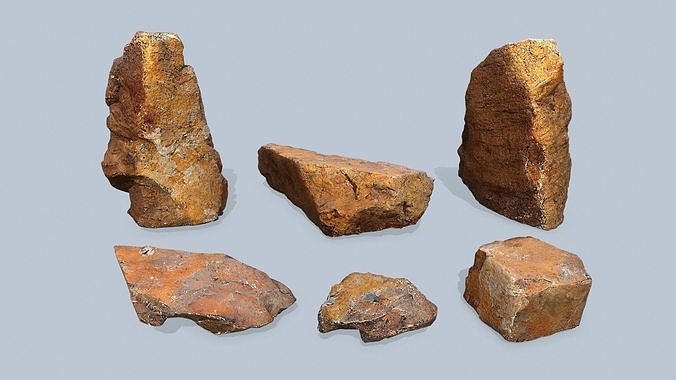 rocks 8 Low-poly 3D model