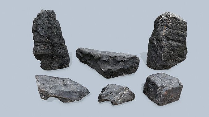 rocks 9 Low-poly 3D model
