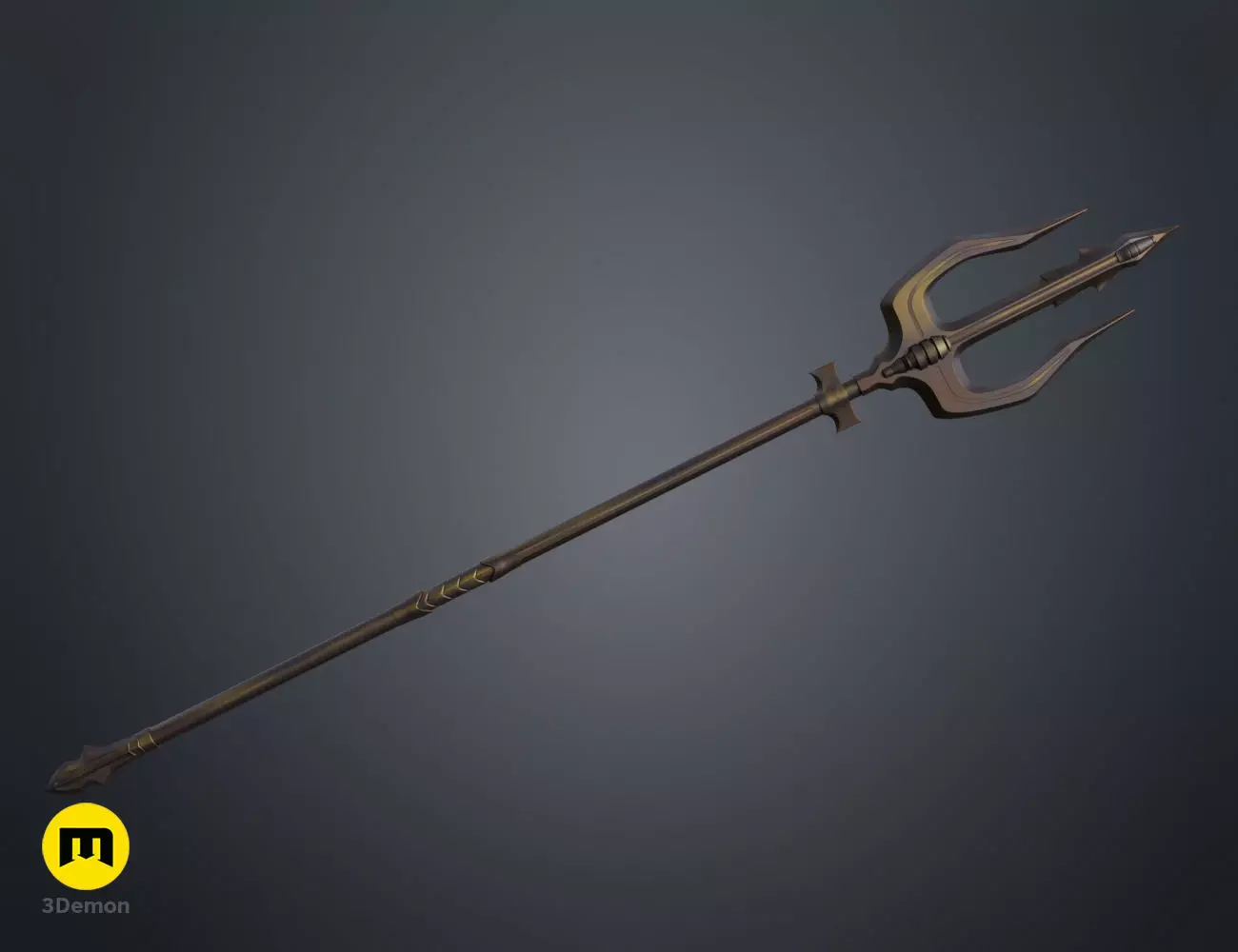 King Nereus Trident - Aquaman 3D print model_0