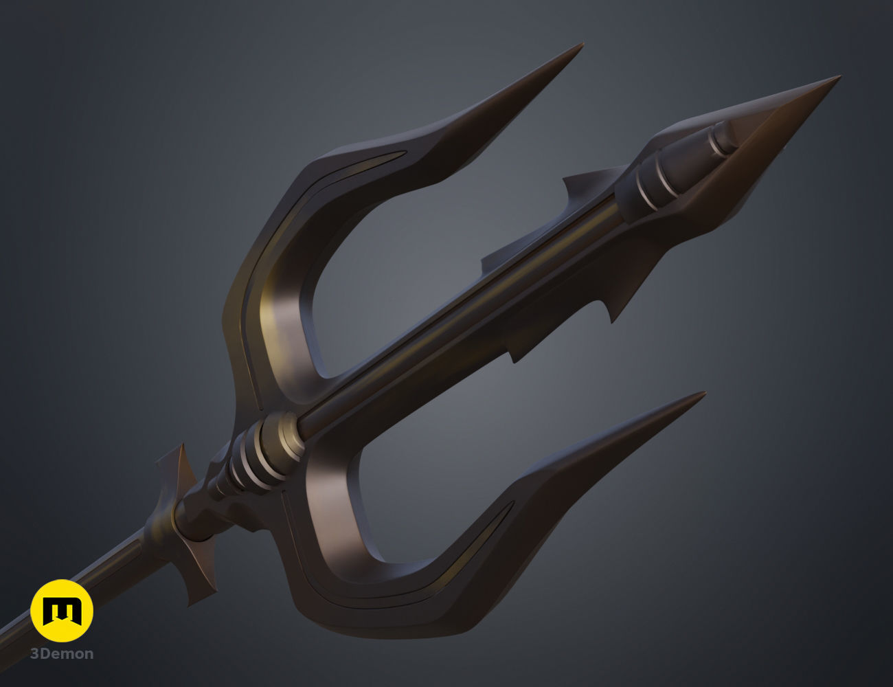 King Nereus Trident - Aquaman 3D print model_1