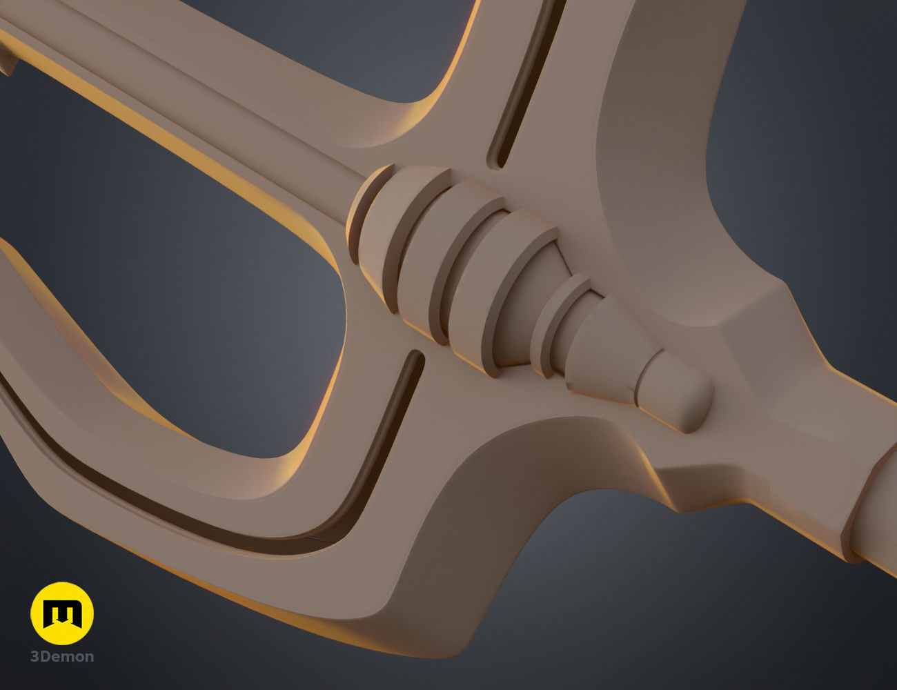 King Nereus Trident - Aquaman 3D print model_7