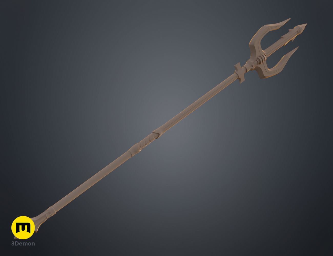 King Nereus Trident - Aquaman 3D print model_6