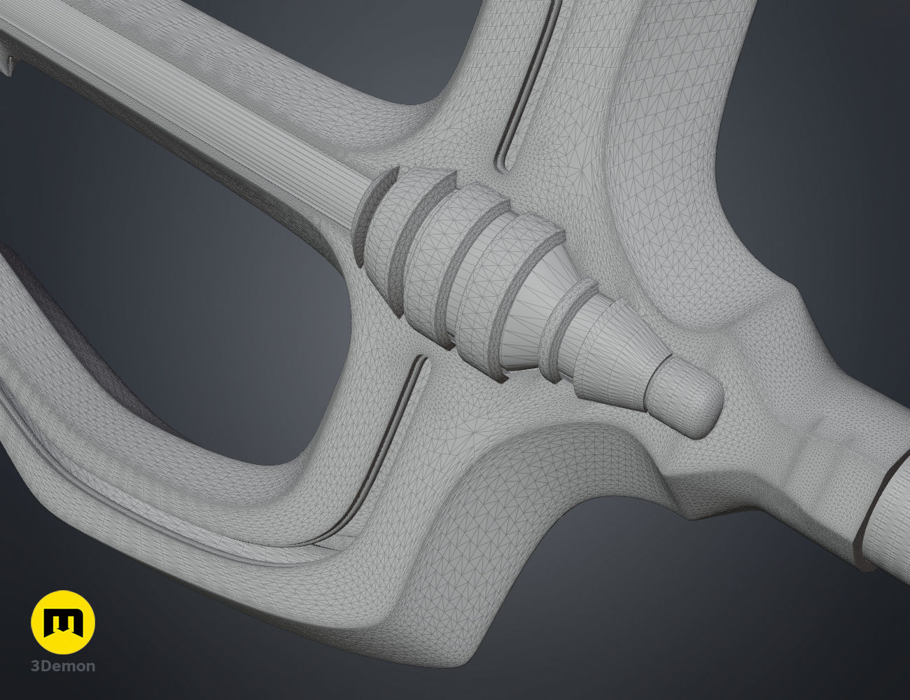 King Nereus Trident - Aquaman 3D print model_12