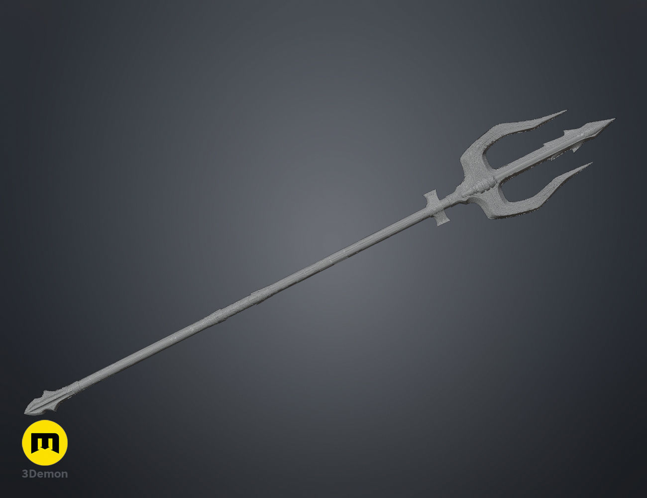 King Nereus Trident - Aquaman 3D print model_11