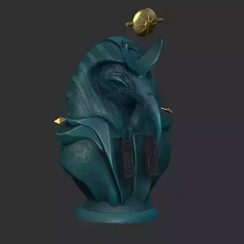 Thoth Egyptian God 3D Model 3D print model Thoth Egyptian God 3D Model 3D print model