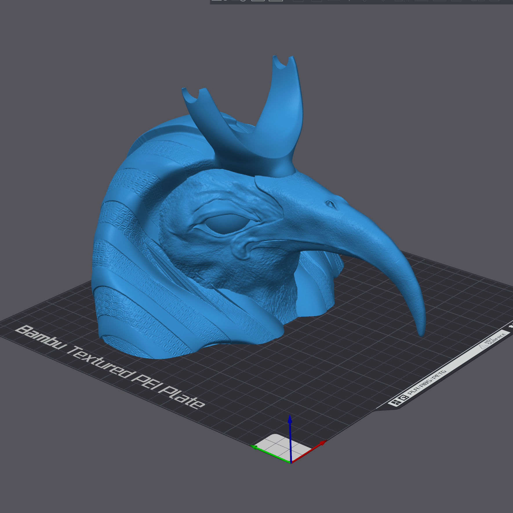Thoth Egyptian God 3D Model 3D print model_5