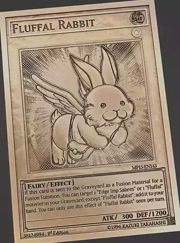 fluffal rabbit - yugioh
