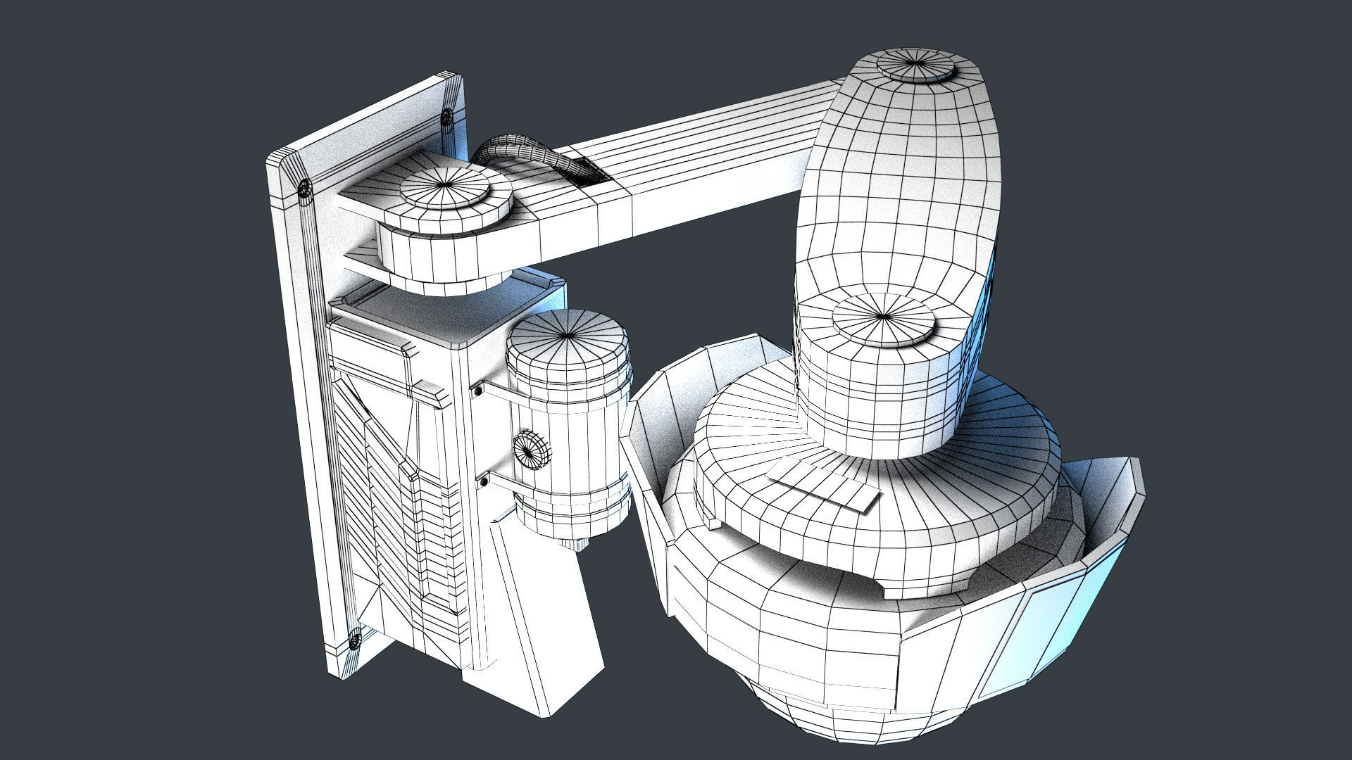 camera 04 Low-poly 3D model_6
