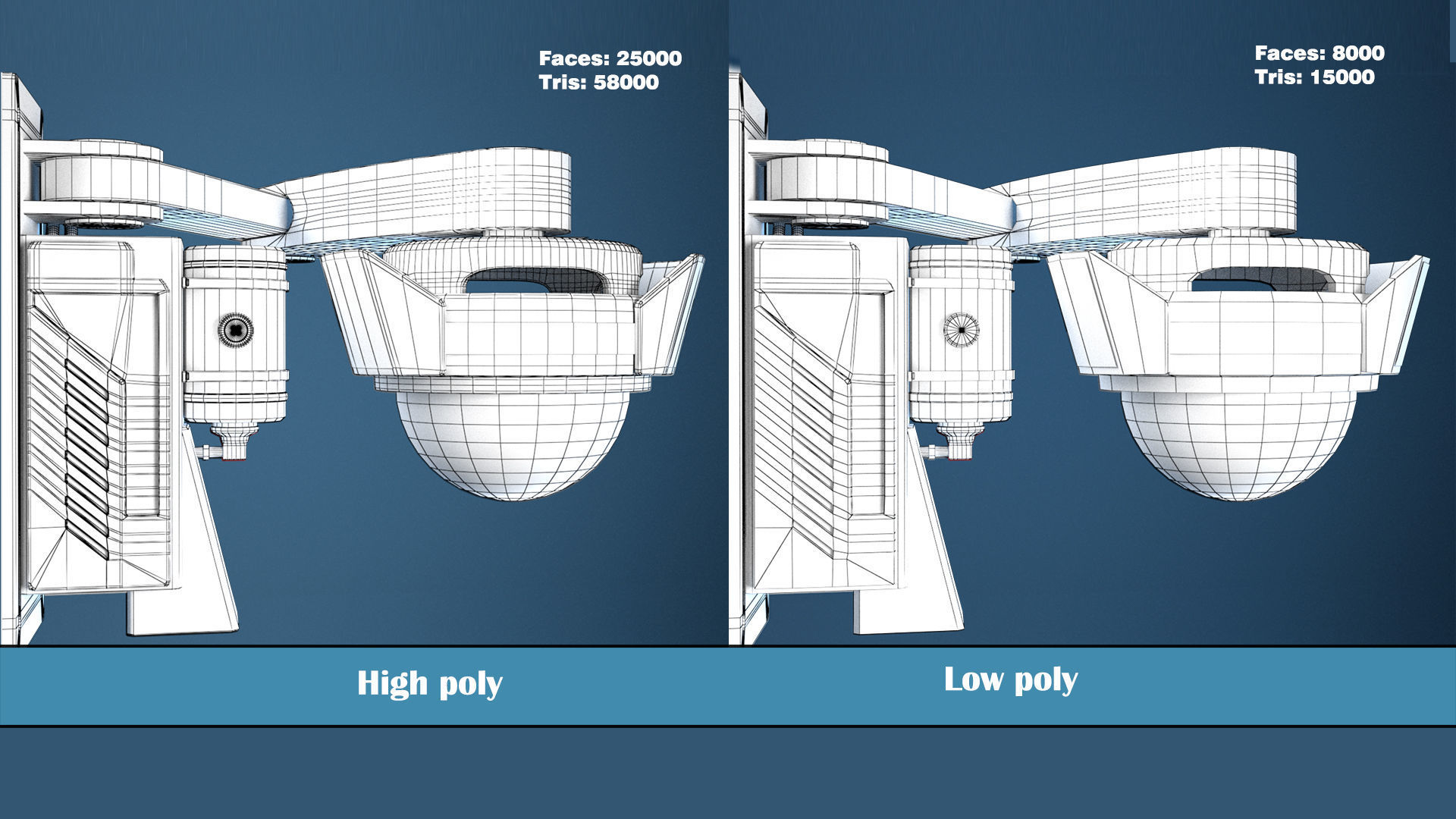 camera 04 Low-poly 3D model_5
