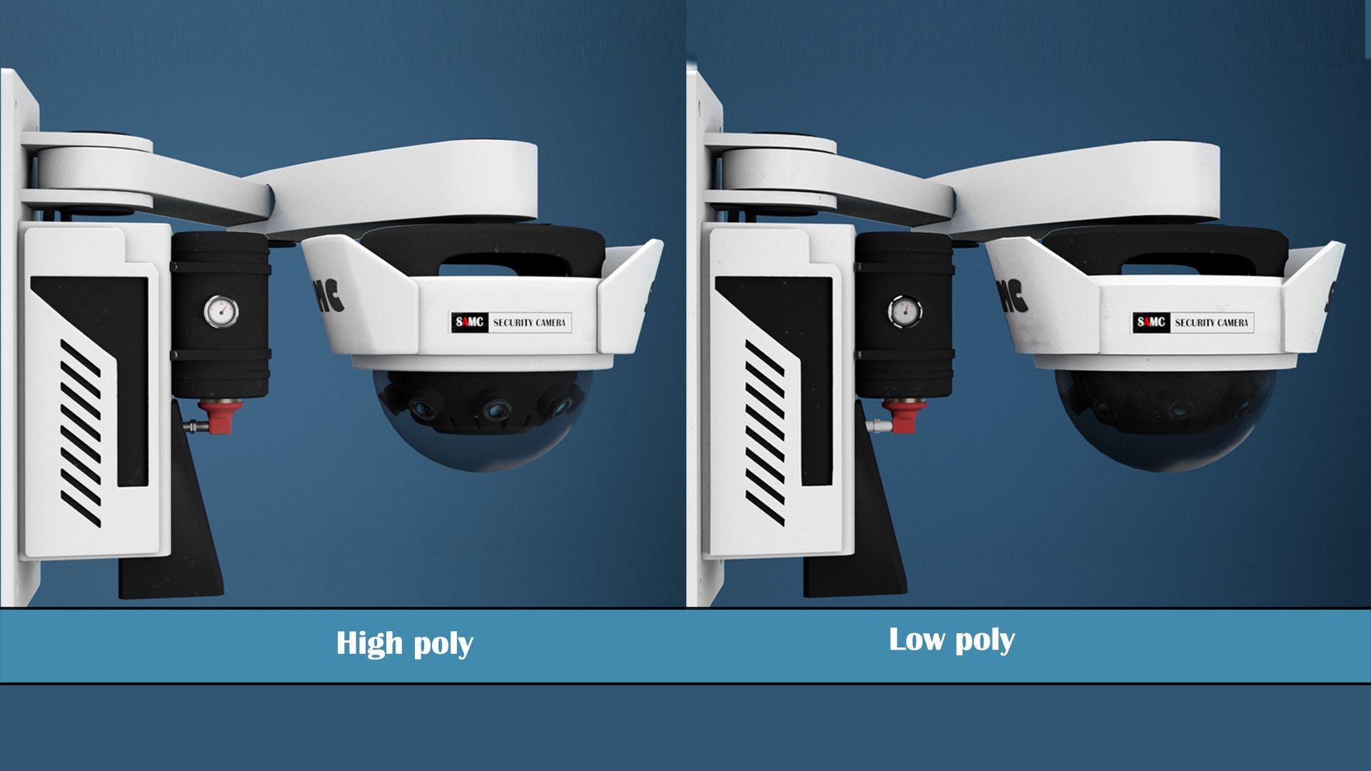 camera 04 Low-poly 3D model_4