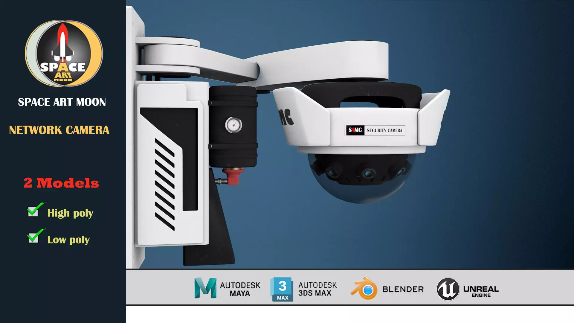 camera 04 Low-poly 3D model_0