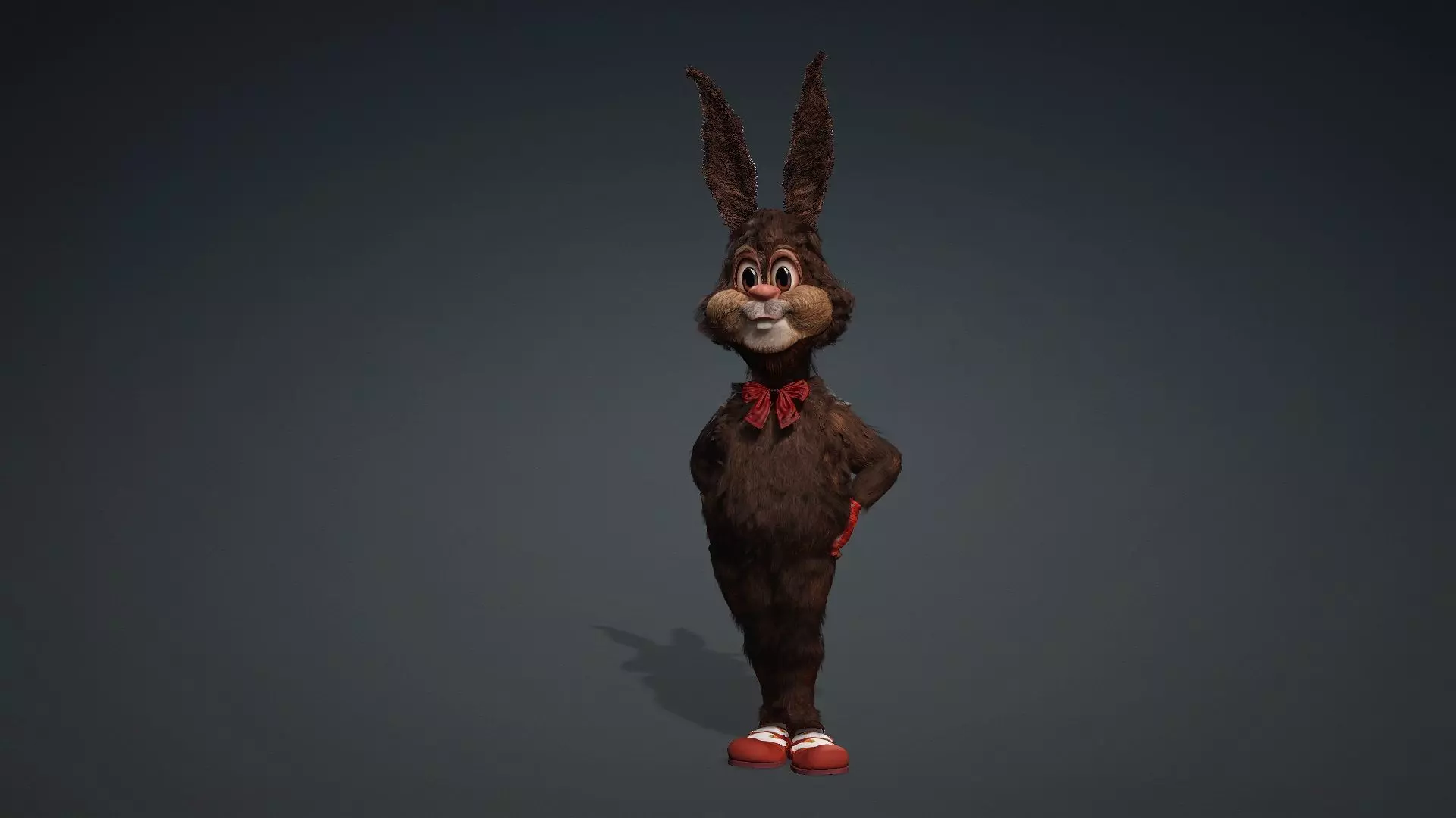 Mr Rabbit High quality character full Rigged and Animated Free 3D model