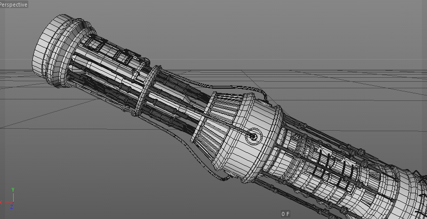 Robotic Arm Low-poly 3D model_2
