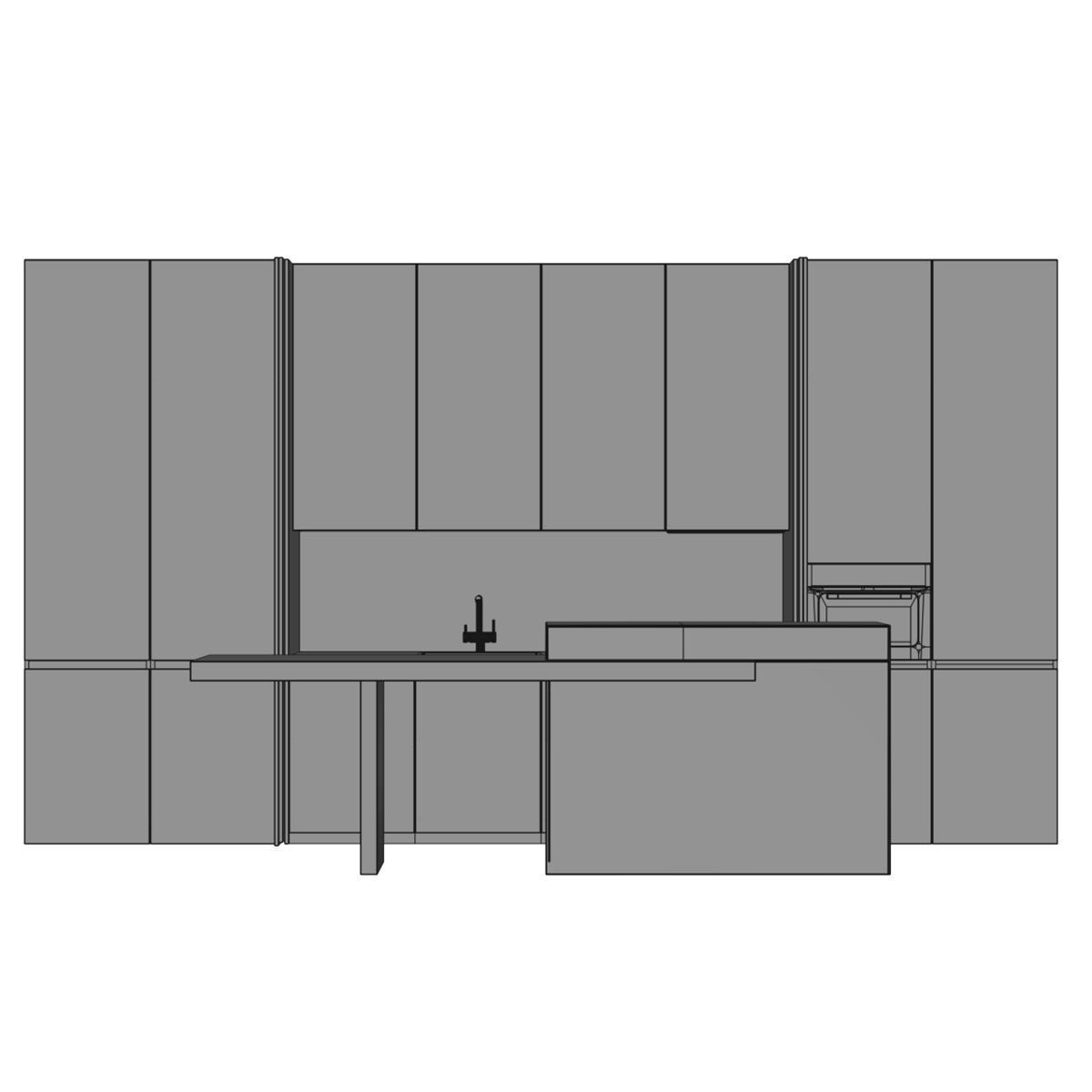 Kitchen 30 3D model_4