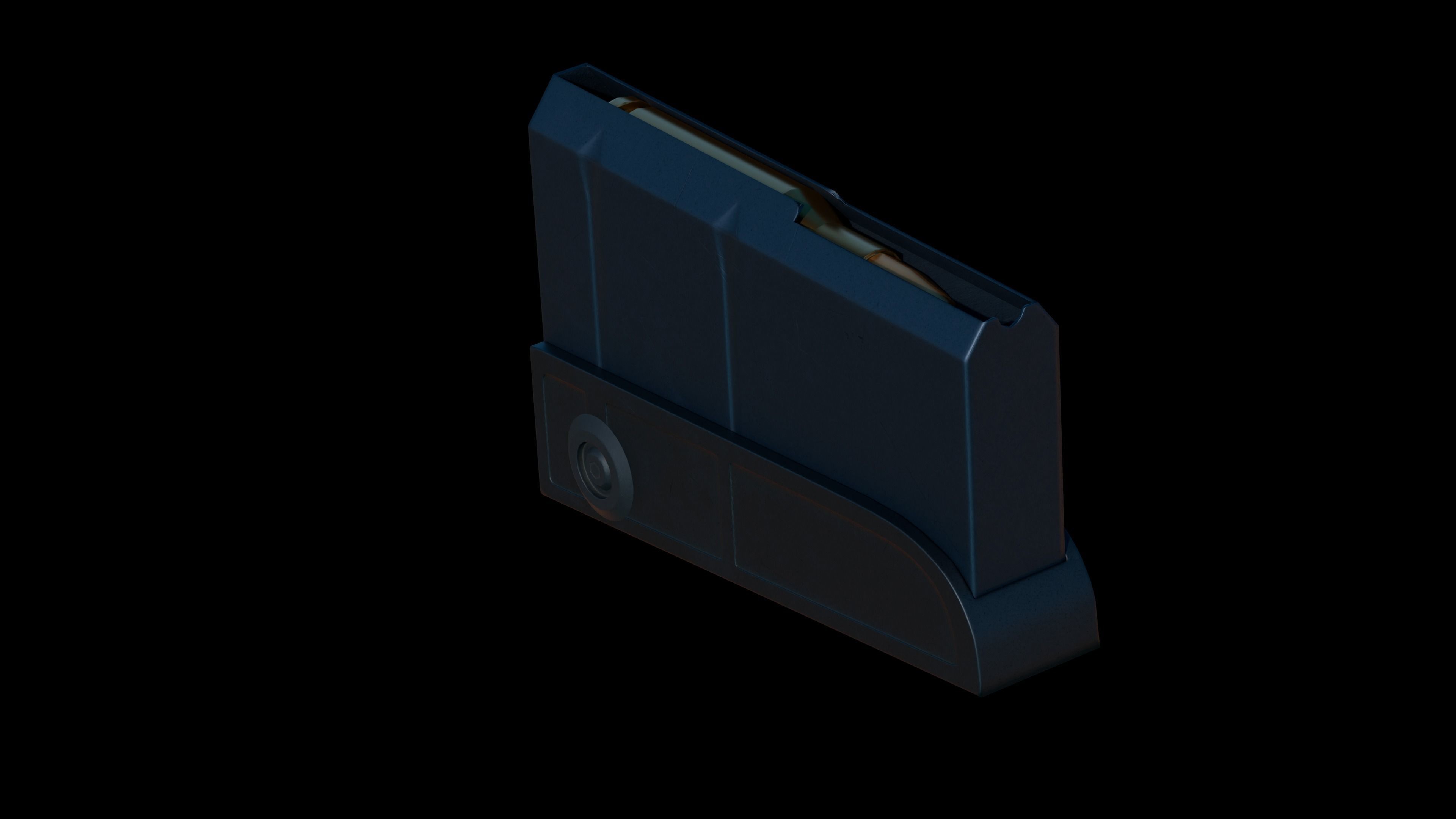 Game-Ready Sniper Rifle Tikka T3 A1 Low-poly 3D model_8