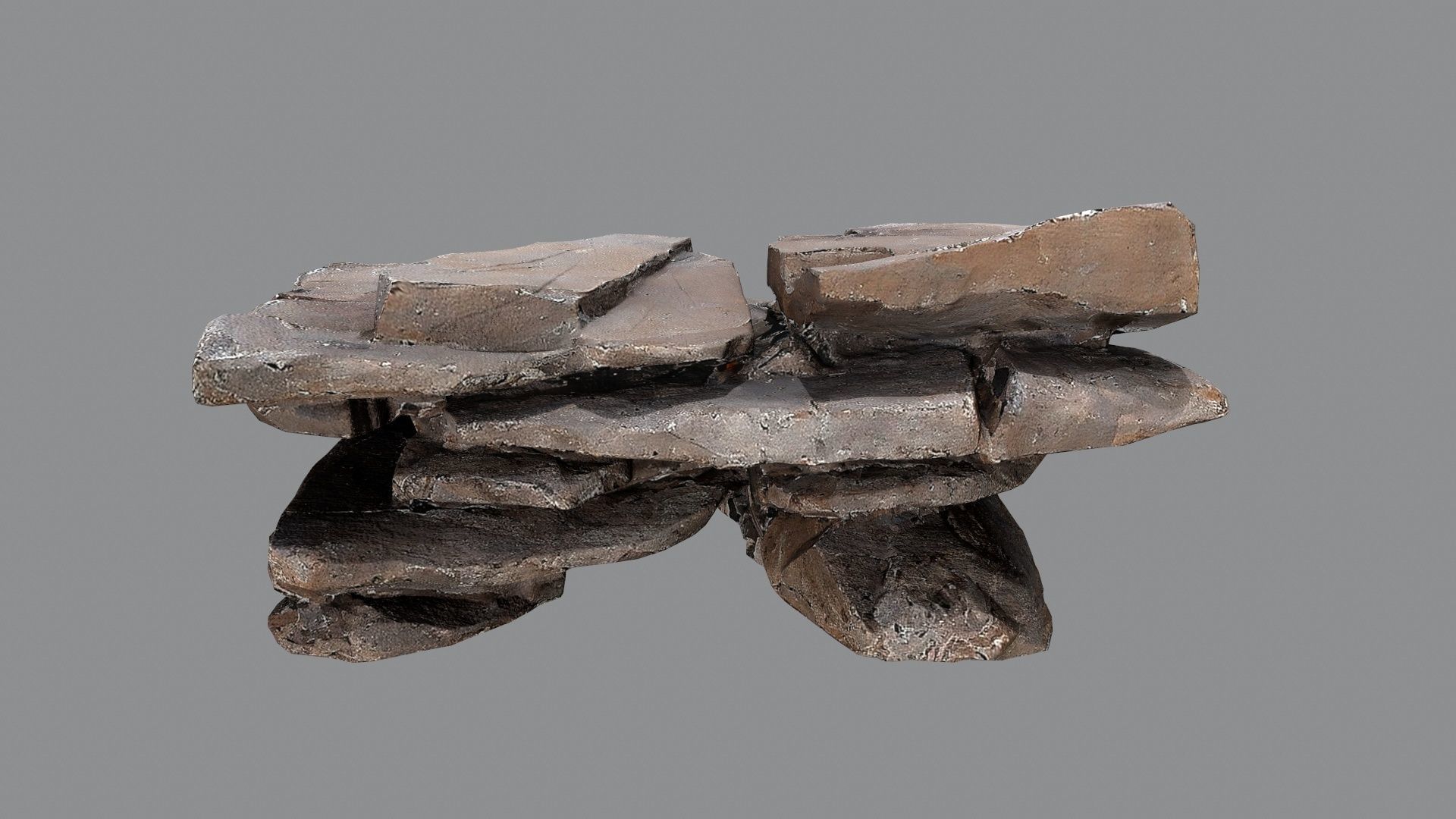 desert rocks Low-poly 3D model_13