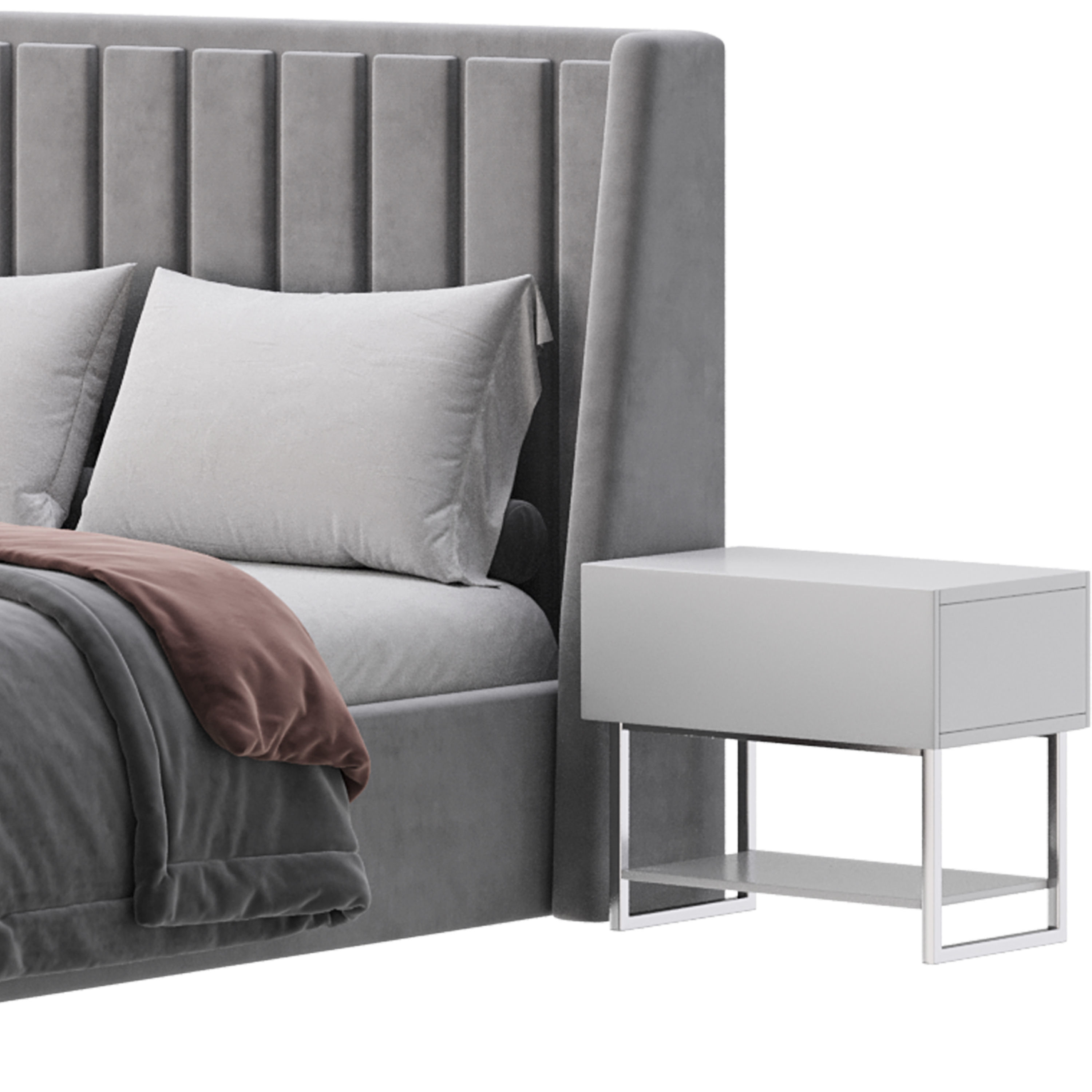 Guiller II Bed 3D model_9