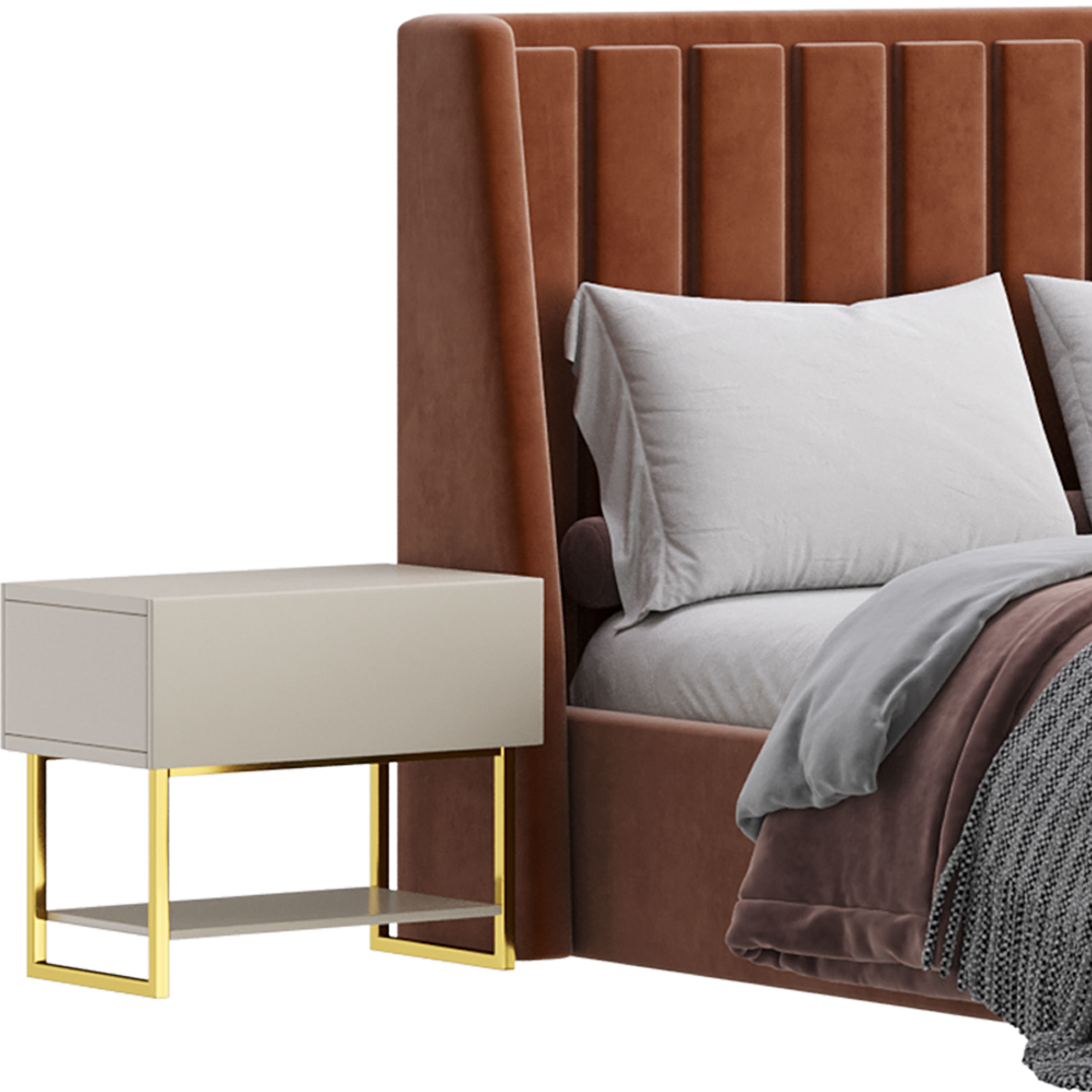 Guiller II Bed 3D model_1