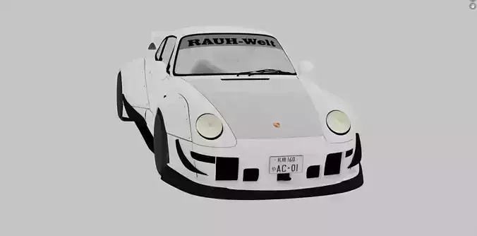 Porsche 911 GT2 993 RWB HellSpec V2