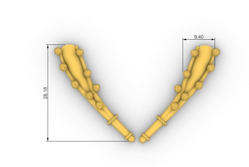 Pollen candongas 3D print model_3