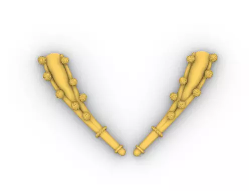 Pollen candongas 3D print model_0