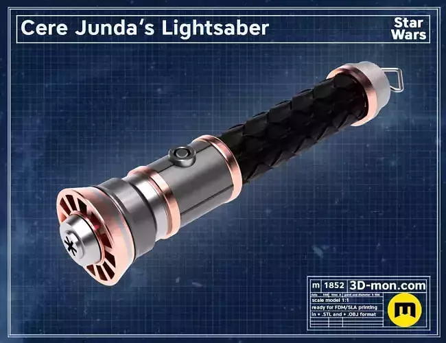 Cere Junda Lightsaber 3D print model