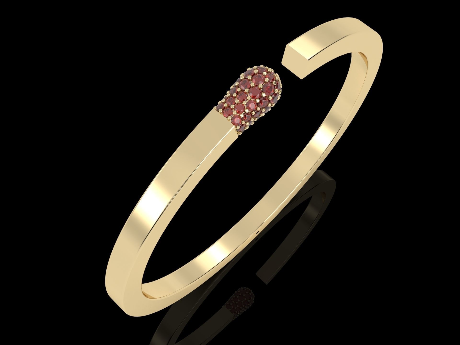 match bracelet size 20 3D print model_6