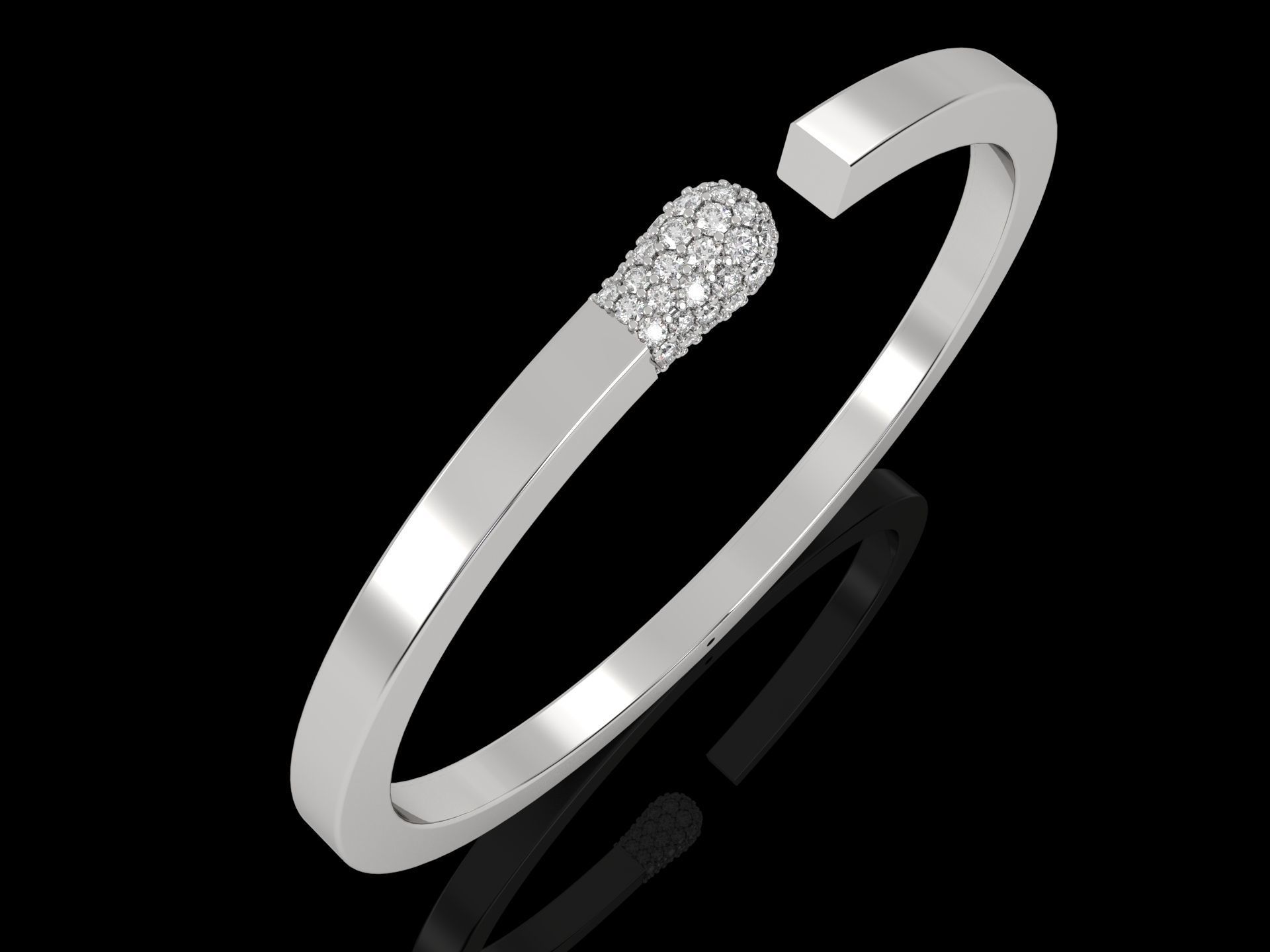 match bracelet size 20 3D print model_4