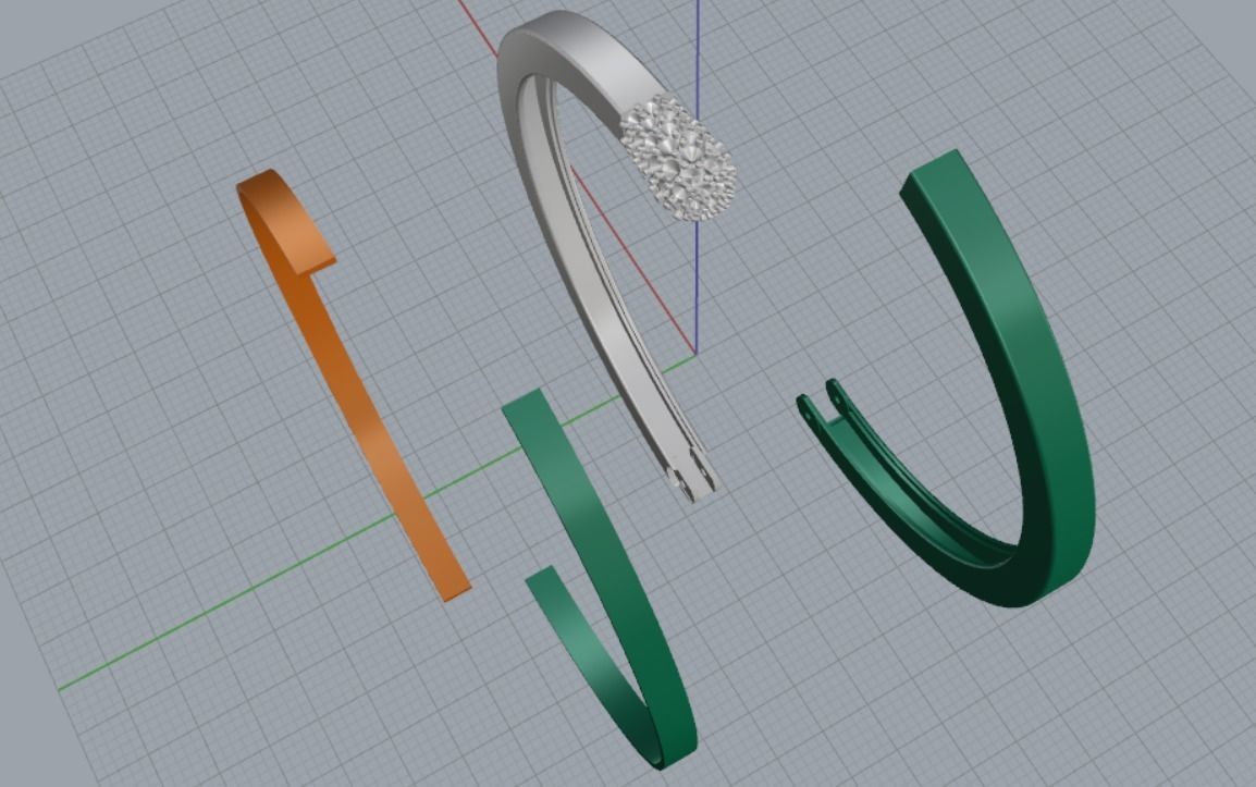 match bracelet size 20 3D print model_13