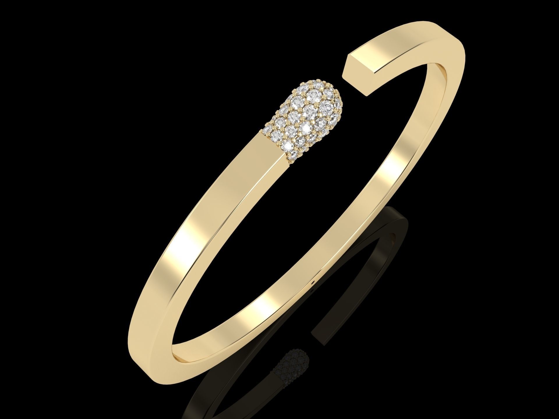 match bracelet size 20 3D print model_5