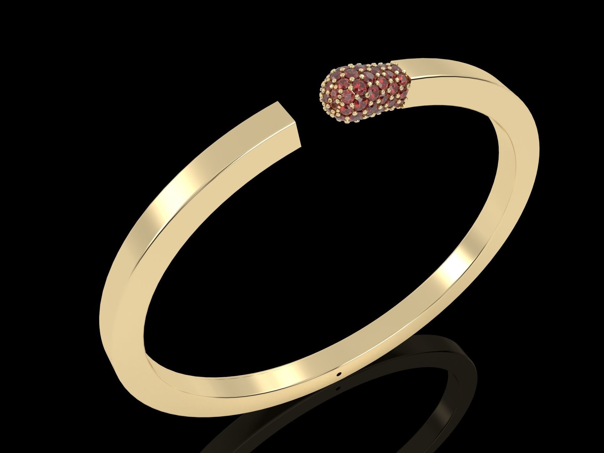 match bracelet size 20 3D print model_7